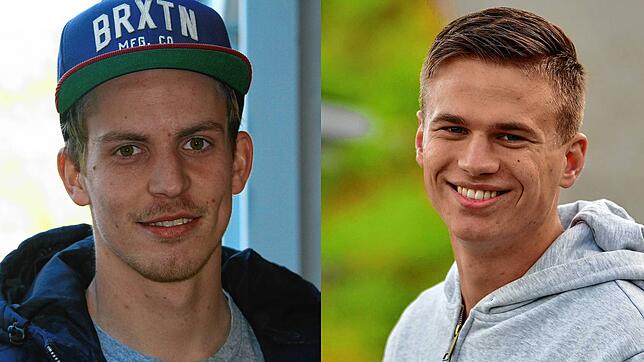 Zurück beim FC RW Weilhein: Lucas Geng (links) und Lukas Peric spielen im Frühjahr wieder auf dem Nägeleberg.