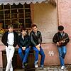 Die bayerische Rockgruppe Spider Murphy Gang, aufgenommen in München am 1. November 1984. Damals waren die Münchner bereits Stars der ...