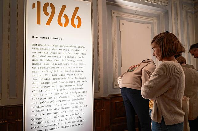 Multimediale Ausstellung: Erstmals gibt es Einblicke in Kiefers Jugendtagebücher.
