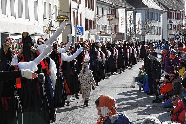 Bild 10: So schön war der große Hanselumzug am Fasnetdienstag in Hüfingen &ndash; Teil 1