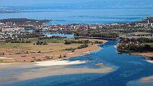 Im Frühjahr 2025 war der Pegel des Bodensee so niedrig, wie seit 40 Jahren nicht mehr. Wenn der Klimawandel ungehindert weitergeht, ...