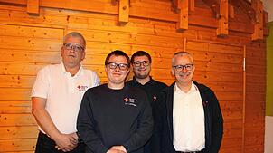 Gleich drei neu Mitglieder werden in den Vorstand des Löffinger Roten Kreuzes gewählt: Holger Wiechmann (von links), Richard Kahra und ...