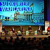 Ein großes Thema der vergangenen Woche waren die SÜDKURIER-Wahlarenen, von denen insgesamt vier stattfanden. Im Bild die Kandidaten und ...