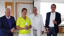 Sie eröffnen die Long-Covid-Ambulanz in der Espan-Klinik in Bad Dürrheim (von links): Bernd Baumbach (Geschäftsführer), Andrea ...