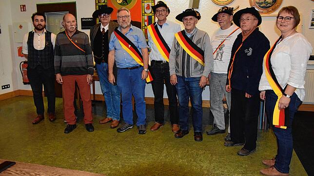 Letzte Versammlung der Hecker-Gruppe (von links): Benedict Sauter, Hans-Jörgen Grundler, Peter A. Gäng (Stellvertreter), Norbert Eckert, ...