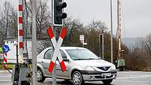 Ab Montag, 8. April, fließt hier kein Verkehr. Der Bahnübergang in Blumberg-Zollhaus wird wegen Sanierungsarbeiten gesperrt. Das ...