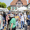 Sommerstimmung auf dem Iznanger Töpfermarkt: Den Besuchern wurde einmal mehr hochqualitive Ware aus Keramikwerkstätten geboten.