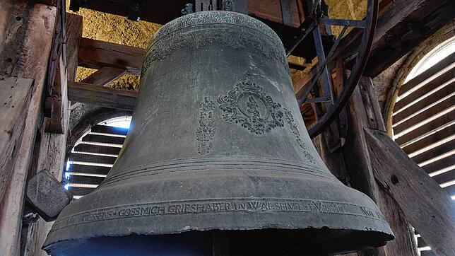 Die Fridolinsglocke im Bad Säckinger Münster &ndash; seit 271 Jahren ruft sie mit ihrem schönen Klang die Menschen zum Frieden auf.