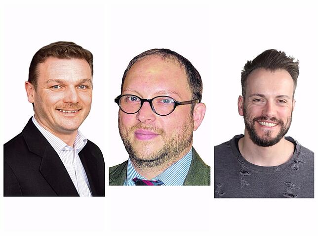 Auch im Redaktionsteam gibt es unterschiedliche Meinungen (von links): Toni Ganter, Jan Manuel Heß und Sebastian Thomas.