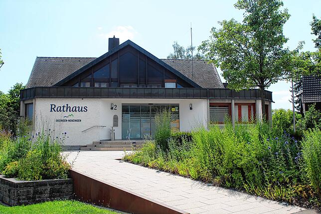Das Rathaus in Nenzingen.