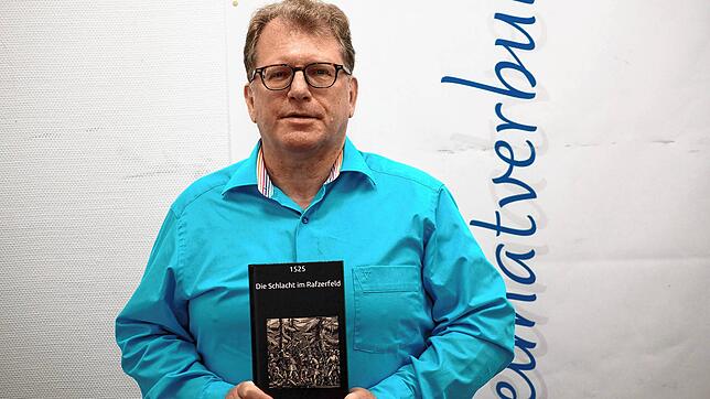 Carsten Priebes neues Buch heißt: „1525 – Die Schlacht im Rafzerfeld“.