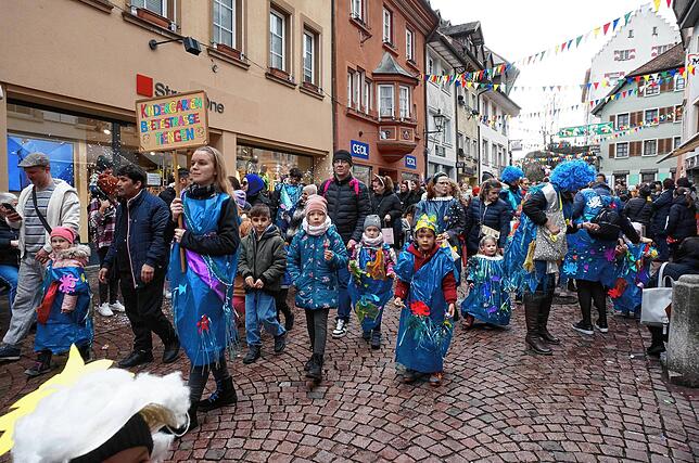 Bild 3: Tiengen im Fasnachttrubel
