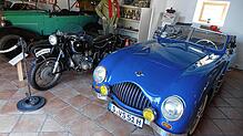 Der Neuzugang im Oldtimer Museum Meßkirch: Ein Veritas Scorpion, der um 1950 gebaut wurde. | Bild: Heinrich Sturm