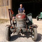 Das 25-jährigen Jubiläumsfahrzeug der Maschinenfabrik Gebr. Kramer: K22ThBaujahr: 1950Leistung: 20 PSGewicht: 1650 ...