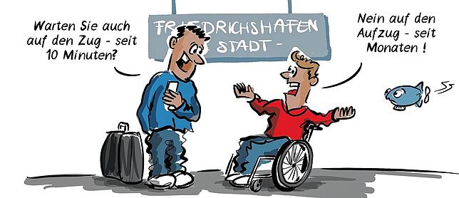Bild 10: Viele Grüße von der Insel! Das Häfler Jahr in zwölf Karikaturen