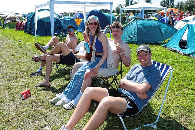 Bild 9: Campus Festival Konstanz 2024: Bilder vom Campingplatz am Freitag