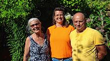 Christine Mähler, Nicole Hansen und Alexander Schall haben unterschiedliche Konzepte für ihre Gärten, aber sind verbunden durch ...