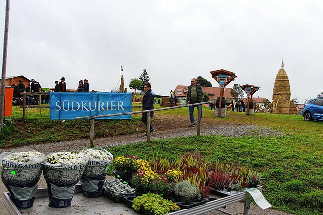 Bild 39: Bilder vom 12. Strohskulpturen-Wettbewerb in Verbindung mit dem 25. Kürbismarkt