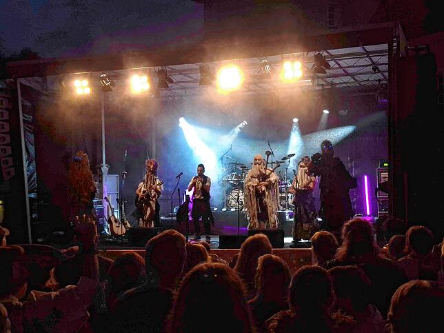 Bild 26: Tausende Besucher tauchten beim siebten "Stettener Spectaculum", 25.-27. Juli, ins Mittelalter ein
