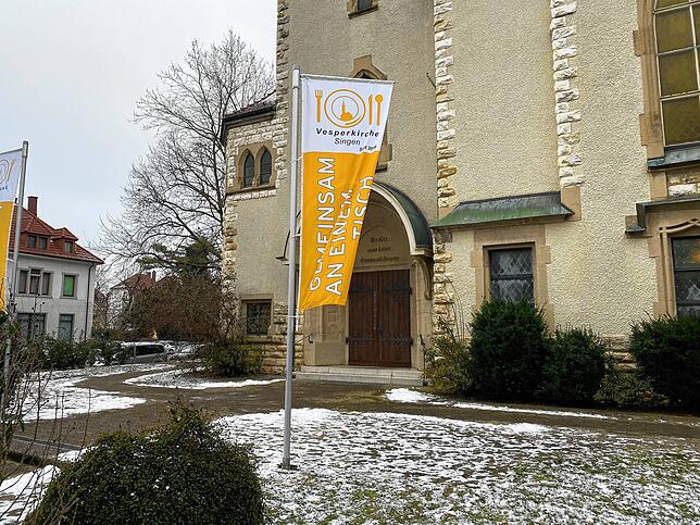 Die Lutherkirche wird mit ihrer Vesperkirchen-Aktion für zwei Wochen zur Kantine.