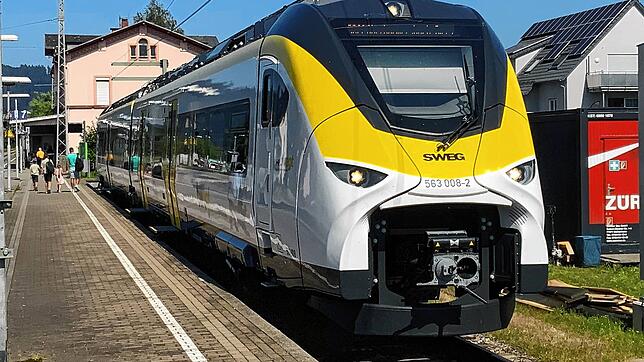 Moderne Batteriezüge sollen ab 2030 durch das Ablachtal fahren. Bild: Ralf Derwing
