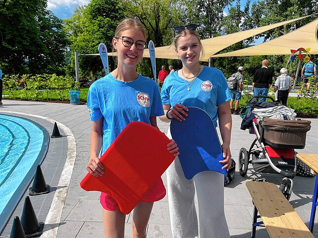Auch bei dem Schwimmclub Neptun wurde Geschicklichkeit gefordert.