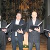 Der Ebneter Viergesang mit (von links) Dieter Agricola (Bariton), Andreas Kaiser (Altus), Thomas Grieshaber (Tenor) und Hilmar ...