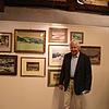 Vor einem kleinen Teil seiner Sammlung stellte sich Wolfgang Rink für ein Foto auf. Der pensionierte Lehrer war bei der Vernissage zur ...