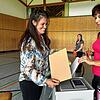 Die Rotmooshalle in Herrischried war eines der sieben Wahllokale in denen die Bürger ihre Stimmen für die Europa- und die Kommunalwahlen ...
