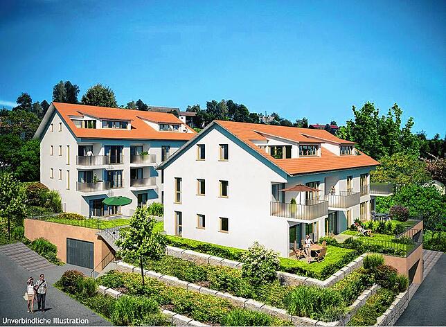 Weit und breit keine „Monster-Terrasse“ in Sicht: So sahen die ursprünglichen Neubau-Pläne von Betz und Weber aus.