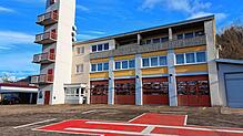 In der Fahrzeughalle des Feuerwehrgebäudes in Wehr soll in ein paar Jahren ein neues Löschfahrzeug stehen.