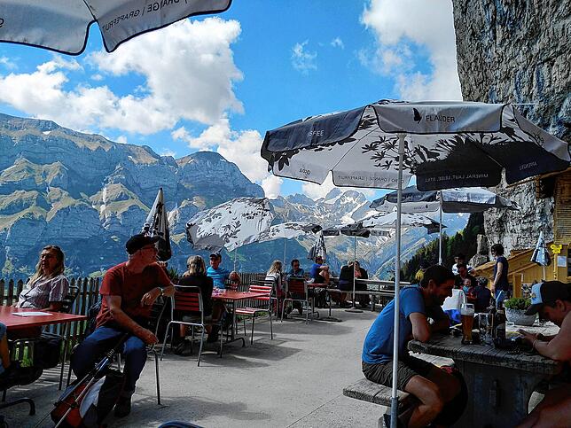 Gerne besuchen Touristen den Alpstein in Appenzell Innerrhoden – hier ein Bild vom Berggasthaus Aescher, aufgenommen im Sommer 2019.