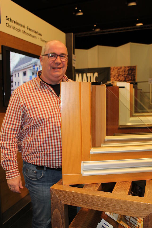 Christoph Moosmann kann im Bereich Fensterbau weiterhelfen.