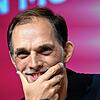 Thomas Tuchel als der neue Chaftrainer bei der Pressekonferenz in München.