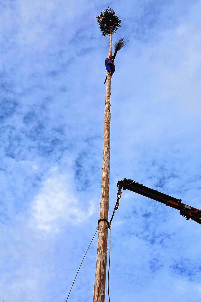 Bild 9: Hier sind die besten Bilder vom Narrenbaumstellen in Görwihl