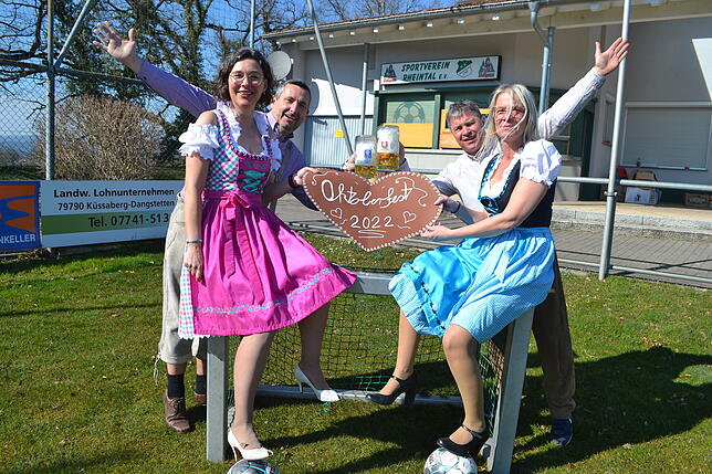 Sie freuen sich auf das erste Oktoberfest des SV Rheintal.