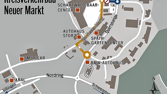 So können Sie die Bauarbeiten umfahren.