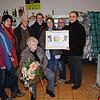 Die Bäckerei Vökt/Geng schloss gestern. Die Vereine des Dorfes setzten ein Zeichen der Wertschätzung: (v.l) Elke Huber, Gerda Bäumle ...