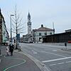 Ecke Bodenstraße/Bahnhofplatz &ndash; auch hier herrscht derzeit eine gespenstische Ruhe.