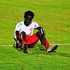 Amadou Marena vom SC Pfullendorf (hier auf einem Archivbild) hat sich beim Testspiel in Reutlingen schwer verletzt.