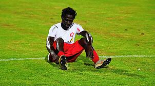 Amadou Marena vom SC Pfullendorf (hier auf einem Archivbild) hat sich beim Testspiel in Reutlingen schwer verletzt.