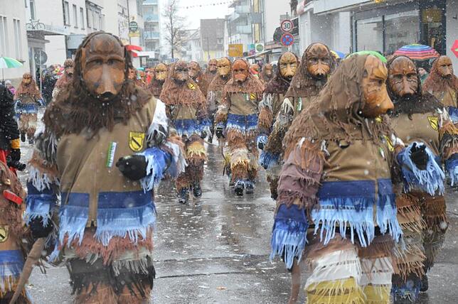 Bild 5: Bilder vom Narrensprung beim Ringtreffen des Alemannischen Narrenrings (Teil 3)