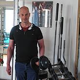 Bernhard Stahlberger an der Hantel.