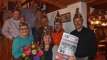 Sind hoch zufrieden mit ihrer jüngsten „Ochsenbachkurier“-Ausgabe (von links): Wolfgang Ehrmann, Nicola Benz, Egbert Benz, Martina ...