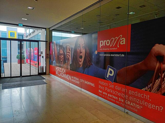 Seit mehr als einem Jahr bereits steht der Laden im Erdgeschoss des Proma leer, in dem zuvor der Schuhhändler Reno eine Filiale hatte.