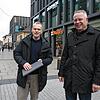 Werner Wohlleber (rechts) und Thomas Mügge haben als Architekten das Cano begleitet &ndash; Wohlleber als Mitglied des projektbezogenen ...