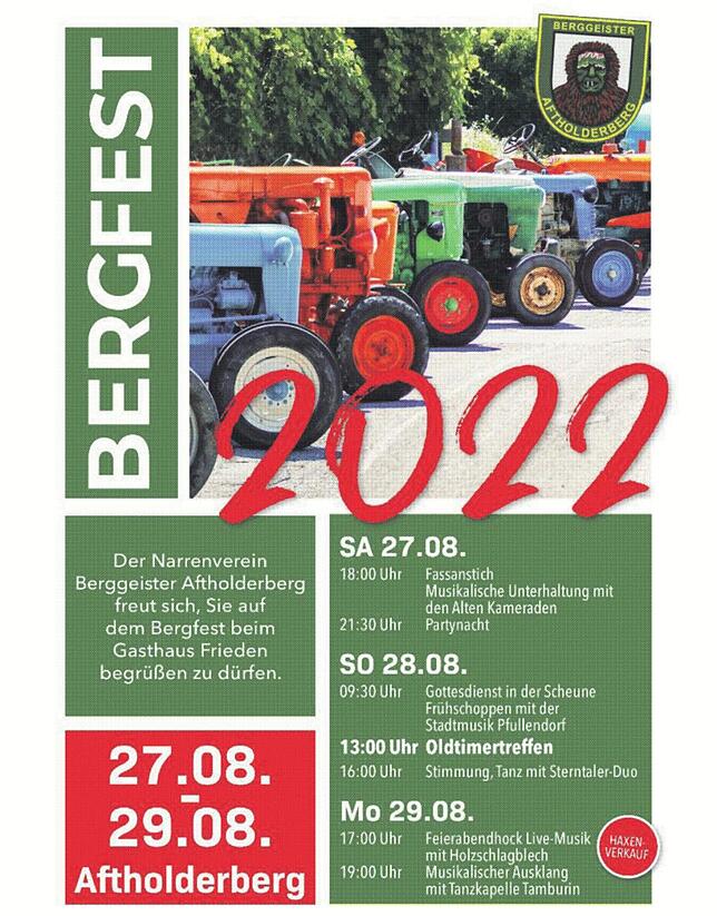 Bild 2: Bergfest Aftholderberg: Oldtimer-Parade und viel Tanzmusik beim Traditionsfest