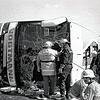 Ein mit Wanderern aus Hof besetzter Bus stürzte am 6. September 1992 auf die Leitplanke und wurde auf der Seite völlig aufgeschlitzt.