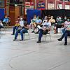 Nach Abschluss der Impfaktion mussten die Impfwilligen eine halbe Stunde im Wartebereich Platz nehmen.