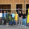 Beim Richtfest freuten sich über den schnellen Baufortschritt: Thoms Kölschbach, Simon Bickel (i+R), Lub Pekelder (Stadt Überlingen), ...